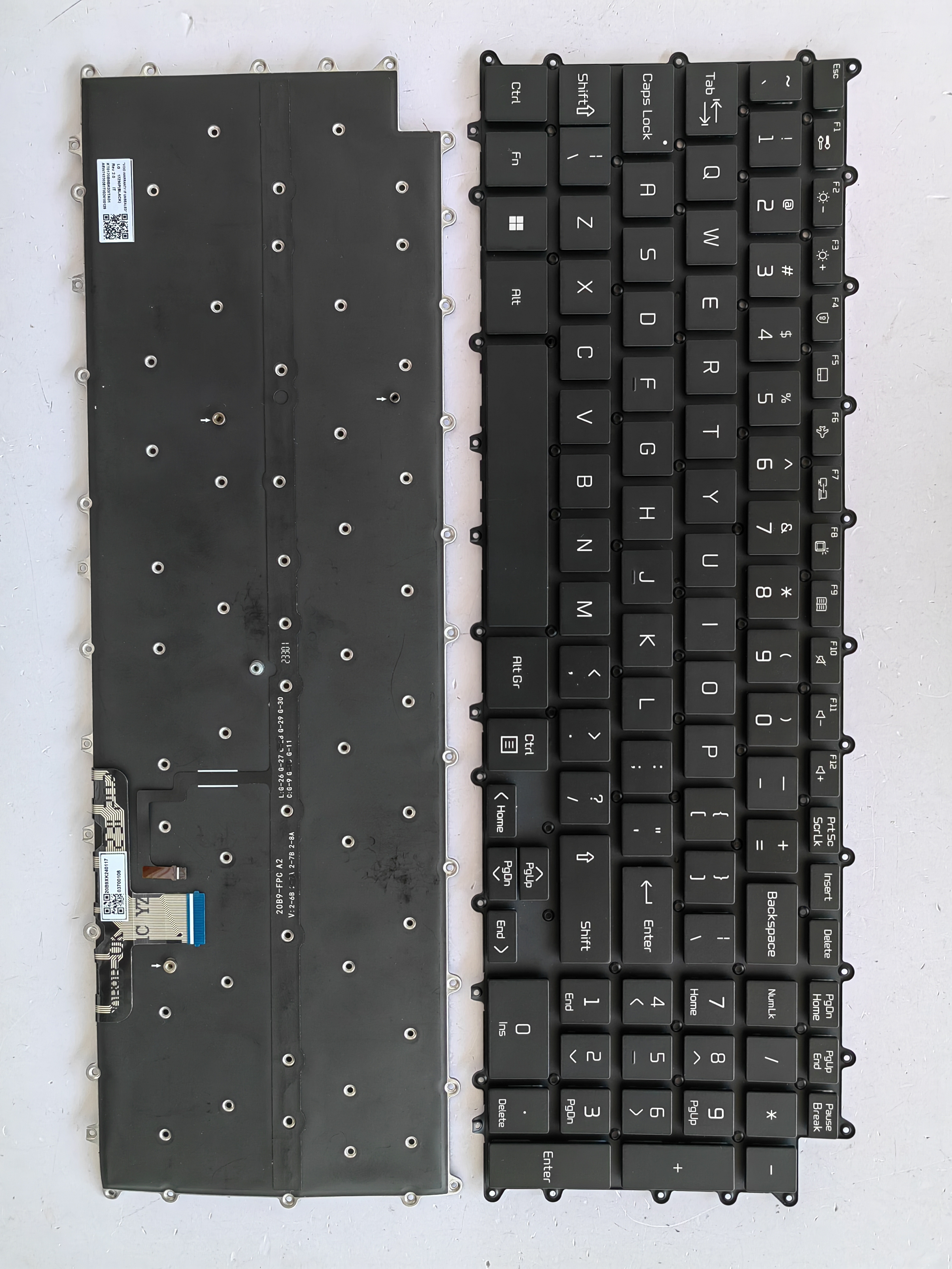 Picture of New Replacement Laptop Keyboard For LG 17Z90P BLACK Backlit US Layout